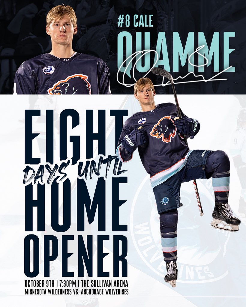 8️⃣ days until home opener at the Sully👏🏼 #LetsRage 

Buy your tickets now at tickets.anchoragewolverines.com