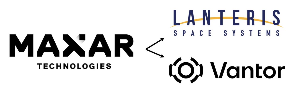 AI_in_LEO's tweet image. Maxar is gone, rebranded into Lanteris (hardware) and Vantor (software).

I&apos;m very surprised to see that neither component kept the Maxar name. Maxar was a household name associated with the highest quality Earth images. Odd to see it disappear completely.
