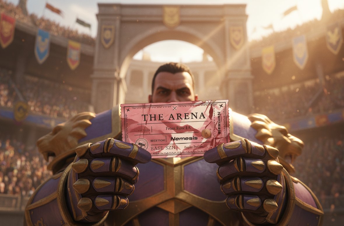 alex_veltrix's tweet image. Nemesis Arena just rolled out a wild WL system on Base.

There are only 2,100 free-mint Tickets, and each one guarantees 0.05 ETH allocation in the $NEMESIS sale.
Here’s the play: you complete tasks, stack Arena Points, and every 24h Nemesis drafts winners who mint a Ticket for…