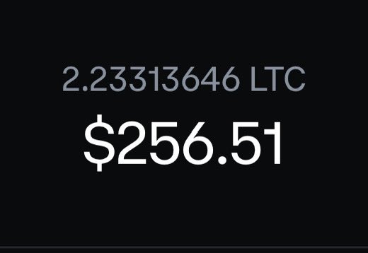 satsltc's tweet image. Addicted to buying #Litecoin 

Sometimes I just have to buy even a couple to satisfy the addiction. #LTC

You can never have enough Litecoin. #crypto