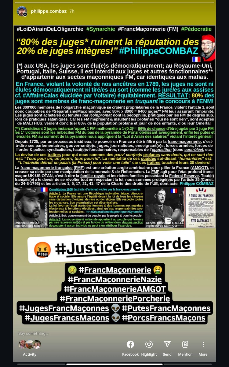 SolarMethanol's tweet image. &amp;gt;La #FrancMaçonnerie FM a trop d&apos;influence! #DeGAULLE cf COIGNARD p12
&amp;gt;Lettre &apos;M Mère&apos;: Homme libre, je suis fier d&apos;avoir refusé la Légion d&apos;Horreur &amp;amp; la FM! (donc corrompant les gens) #DupondMoretti
&amp;gt;La #SecteMalthusienne FM doit être abattue! #JuvingBrunet
#FrancMaçonnerieAMGOT