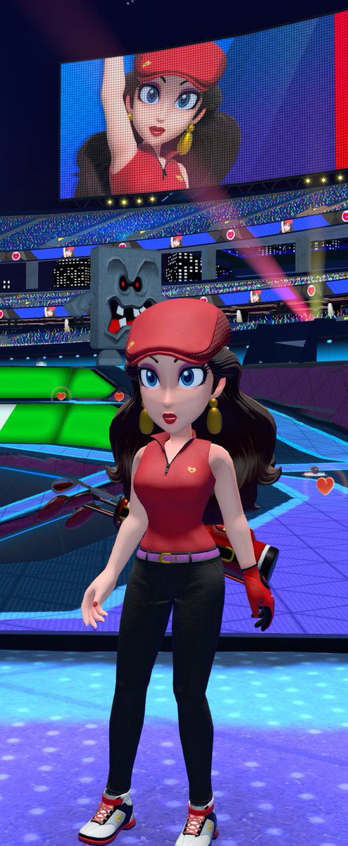 NonPotableH2O's tweet image. Her outfit in this game is pretty cute (her tennis is my fav sports outfit for Pauline tho).