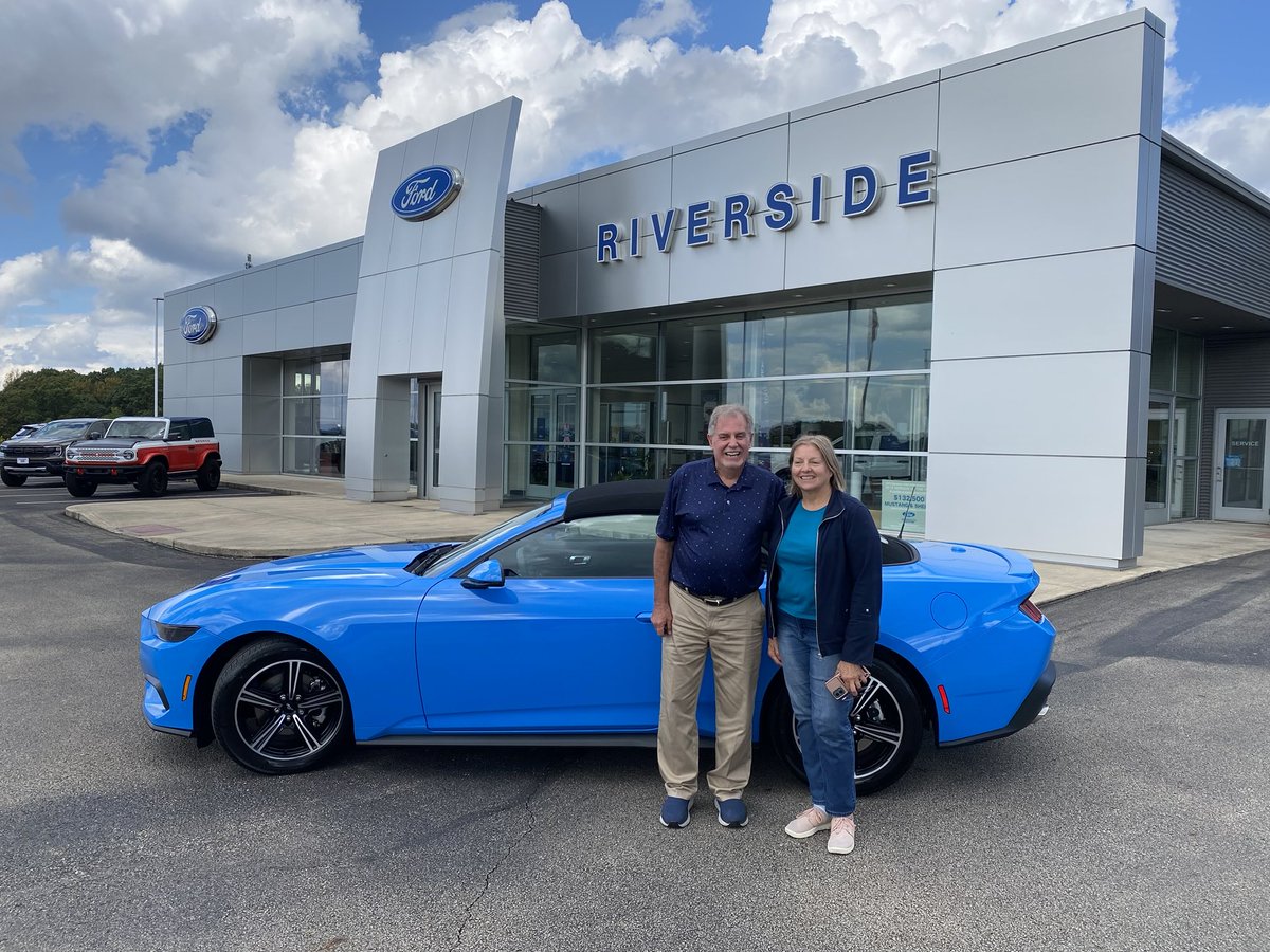 Congratulations Ed Manfredi on this Beautiful New 2025  Mustang Convertible in Grabber Blue.
We appreciate your Trust and many years of dedication.
Sammy, Joey, Jimmy, and Ashley
🚙🛻🚗 ⁦<a href="/FordMustang/">Ford Mustang</a>⁩ ⁦<a href="/ThurbyFord/">Thurby Riverside Ford</a>⁩