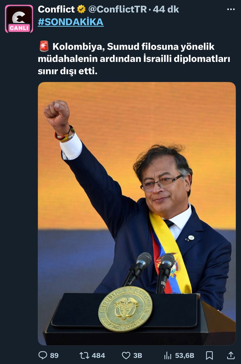 Sumud filosu'na yapılan müdahaleden sonra
Akp li siyasilerden mesajlar:

1) En güçlü şekilde kınıyoruz
2) Bir kez daha kınıyoruz 
3) Yürekten kınıyoruz 
4) Ciddi ciddi kınıyoruz 
5) Feci kınıyoruz 

#FreePalestine
9 Türk 
#nazisrael
Benim Gündemim Sumud
Türkiye'den
Bekir Develi