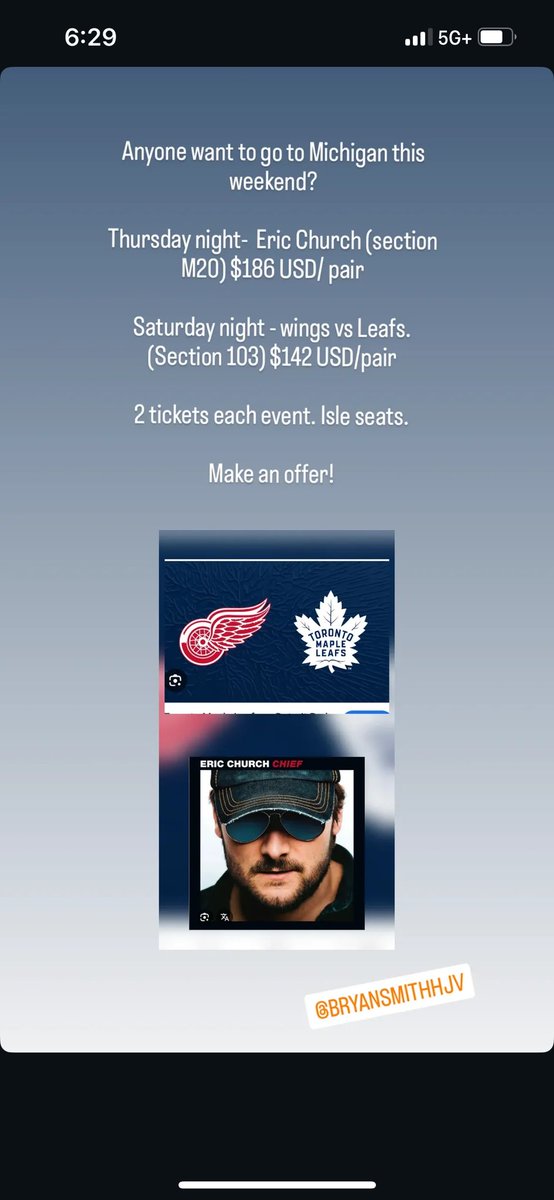 Any of my far south western Ont or US friends want a good weekend. Plans changed for us and can’t go. 

Let me know