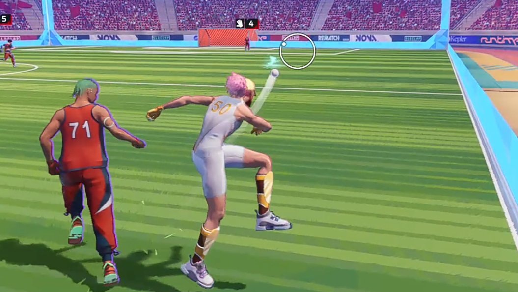 KurogeJP's tweet image. 毎日プレイ中〜なリマッチ⚽。
ゴール前ブロックからの加速シュートがコロコロ入っちゃった〜😺。
グラウンダーシュートゆえ着地点表示がかなり手前でカーブかかってたからシュートコース予想がズレて抜けちゃったみたいね〜😹ｲｯﾃﾝｱﾘｶﾞﾀｲ~。
#REMATCH