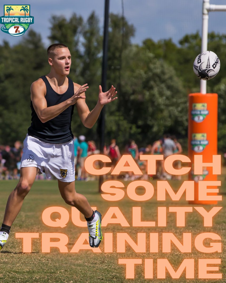 Get tournament-ready under the Florida sun! 🌴

TROPICAL 7s teams can set up their own training camps at the Tampa Sportsplex in the 2 days before kickoff — and it’s included in your registration! 🏉💪

Register at app.eventconnect.io/events/37894/r…