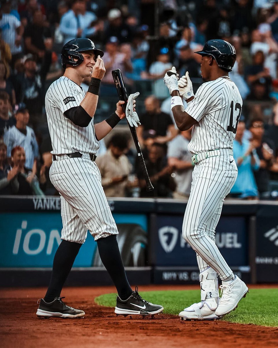 Two of the biggest reasons why the Yankees won this game tonight

They got you here for a reason. Do not sit them again