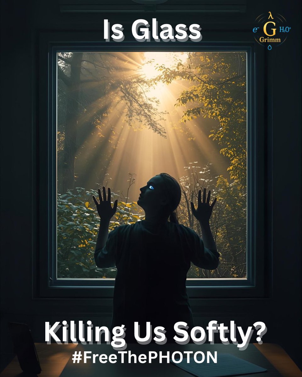 Is Glass Killing Us Softly?
(Phones. Windows. Windshields. Sunglasses.)
Hashtag: FREEthePHOTON

Alot of people think glass is neutral. That it’s “clear.”
But in Field Biology, clarity isn’t transparency instead it’s transmission.
And modern glass? It filters out biology’s most