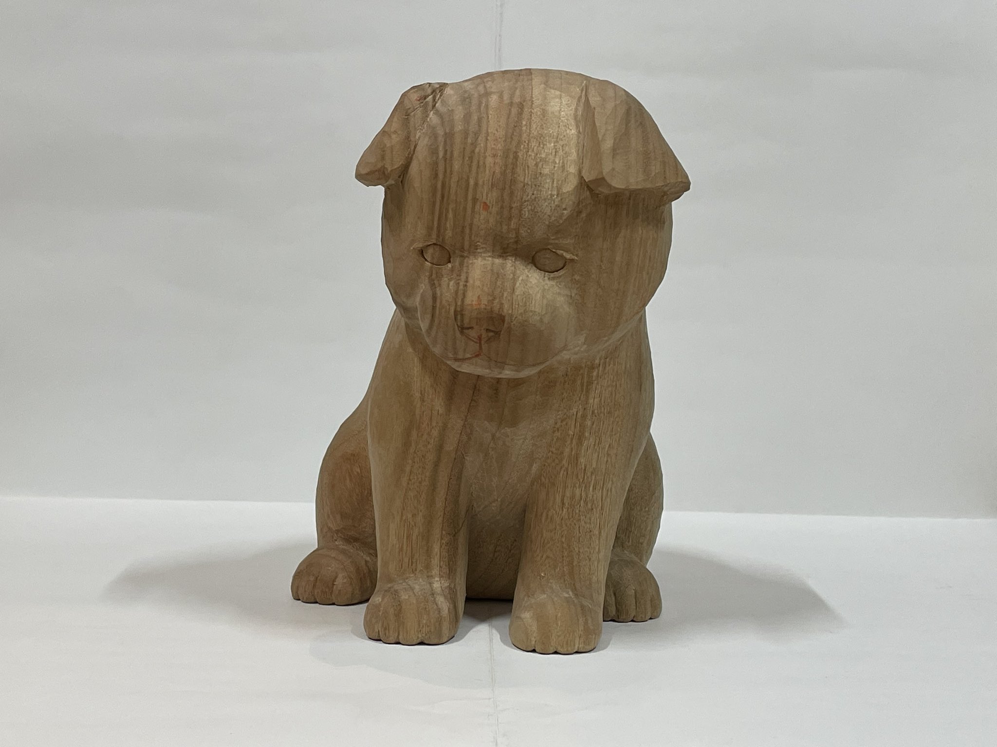 犬の頭部を持つ樹脂製彫刻 馬の頭部彫刻 樹脂製 - メルカリ