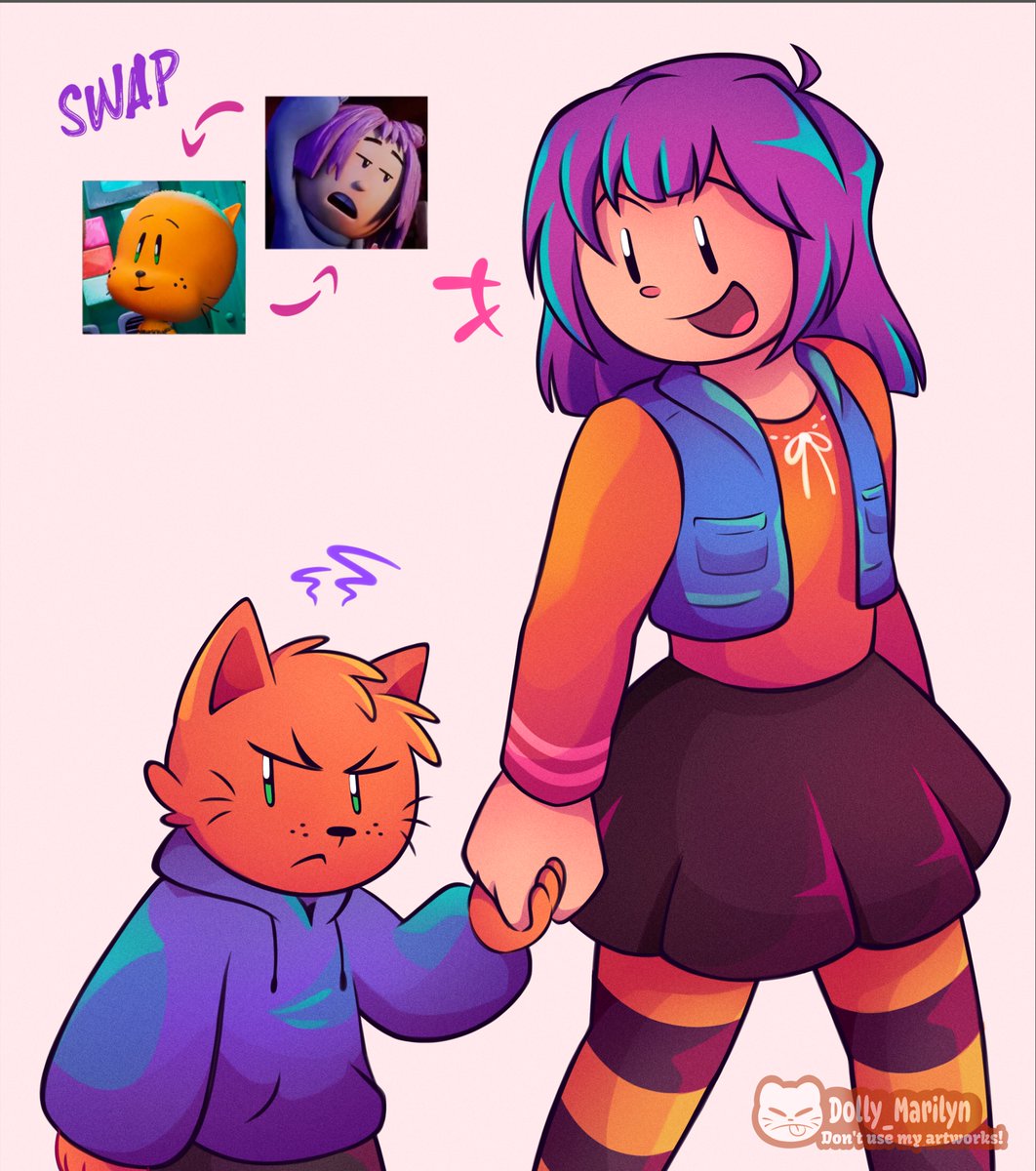 Dolly_Marilyn's tweet photo. Dentro de poco tendré más tiempo libre para continuar con mi intento au 😔☝

Petey jr (li'l petey) y Marcy (Butler)

#dogman #dogmanfanart #dogmanswapau https://t.co/K2OLTxVyhc
