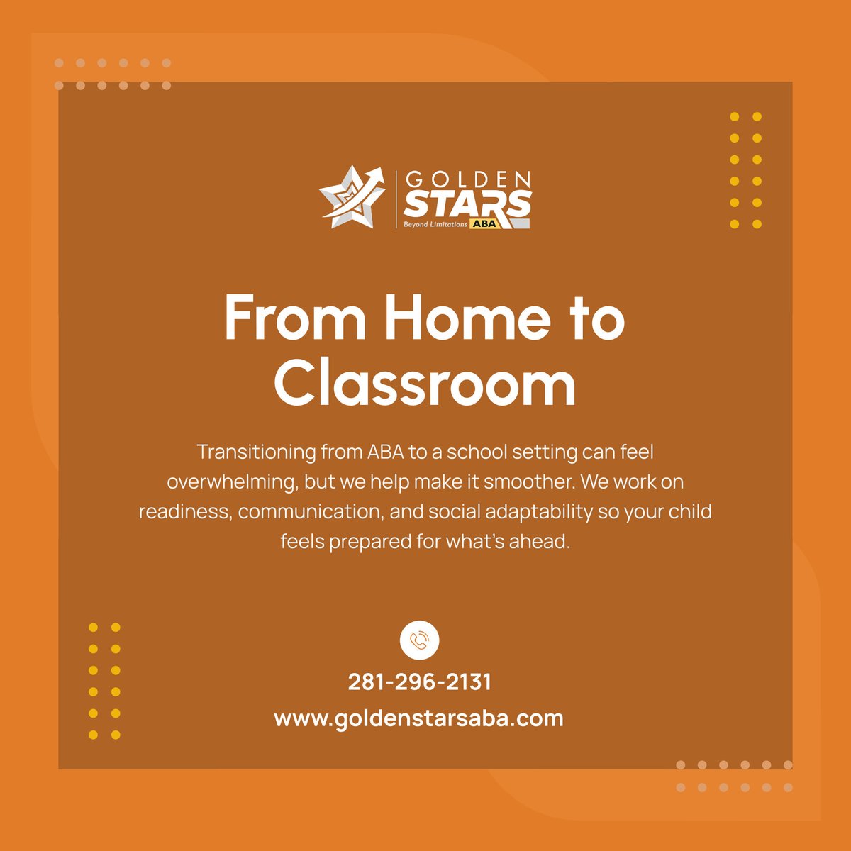 GoldenStarsaba's tweet image. 🏫  Transitioning to school is a big step! 📘 We help kids build readiness  skills so they feel confident and capable. 💬 Ask how our support  bridges therapy and education. 

#HoustonTX #ABATherapy #SchoolTransition  #ReadinessSkills #ABAandSchool