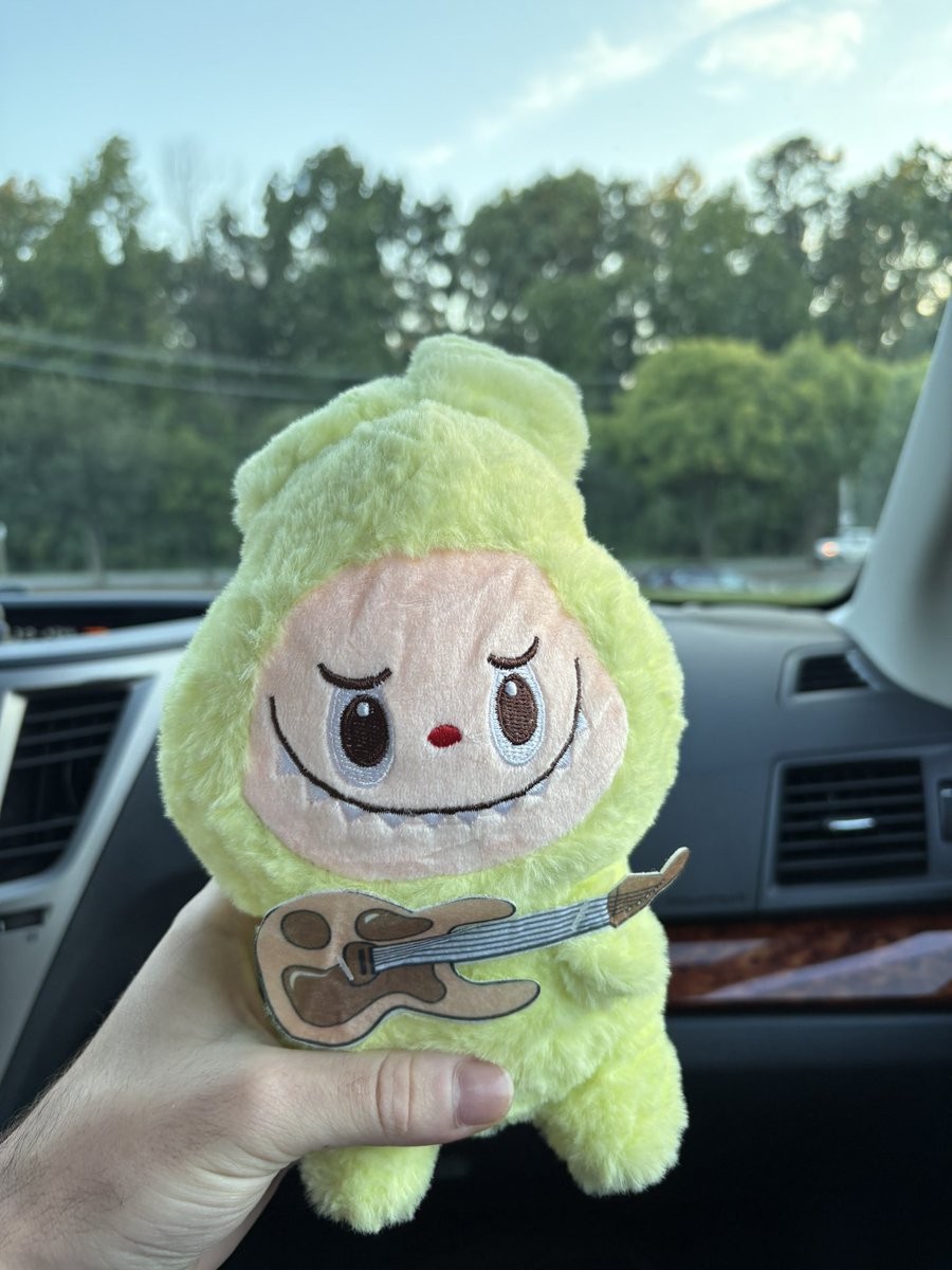 Labubu from the claw machine☺️