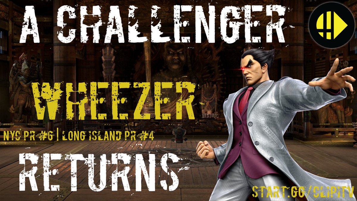 The strongest Kazuya on Long Island <a href="/nolanwheezer/">Wheezer</a> is registered for Clip It V!

start.gg/tournament/cli…