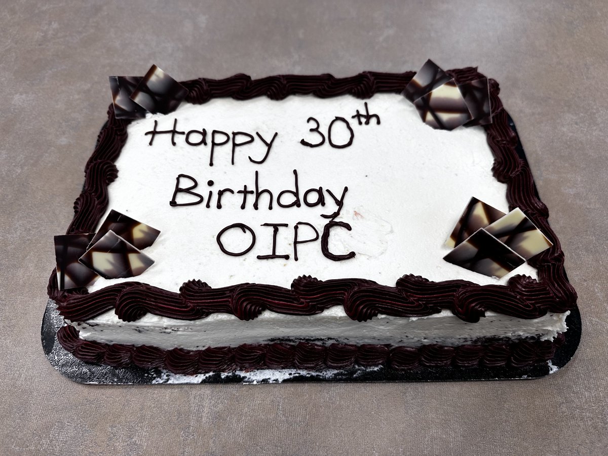 ABoipc's tweet image. We are excited &amp;amp; proud to mark the OIPC&apos;s 30th anniversary today, so the Commissioner &amp;amp; her staff took a short break this afternoon to share stories about their years of work at OIPC and to share a sweet treat as well! oipc.ab.ca/office-of-the-…