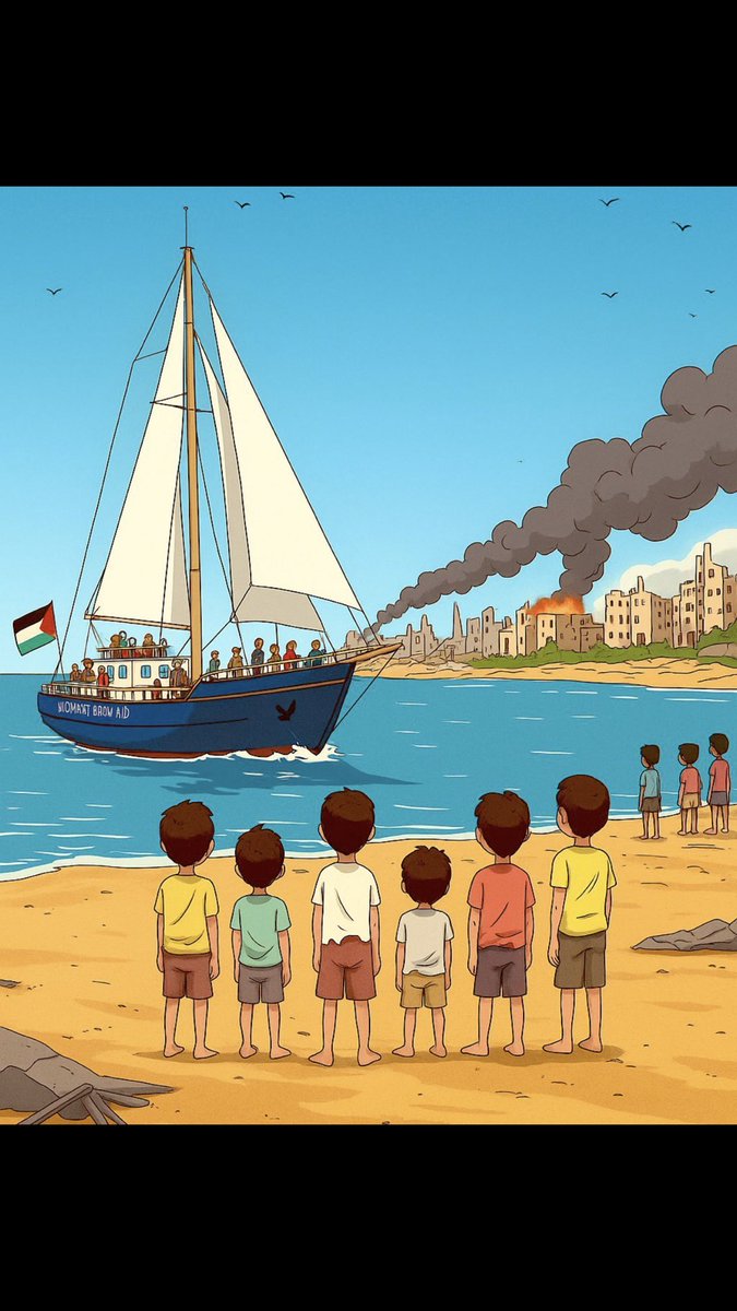 emel1905's tweet photo. "Nemrut ne kadar büyük ateş yakarsa yaksın, sırtında bir damla suyla gelen karıncanın tarafı kazanacaktır."
 #FreePalestine #SumudForGaza  #SumuduKoruyun #SumudFilosu 🇵🇸🇵🇸🇵🇸🇵🇸 https://t.co/aCUrbkVIQs