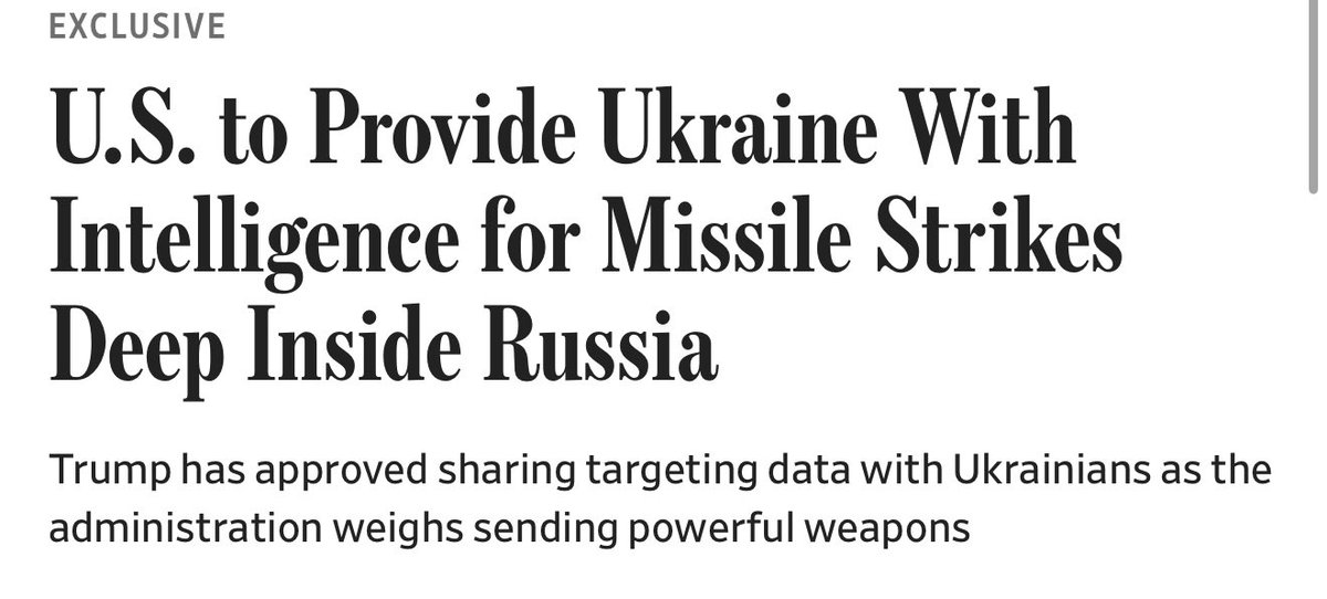 This sparks joy. 

The USA will provide targeting info and the tacit approval for a tranche of logistics targets and has invited the EUros to do the same.