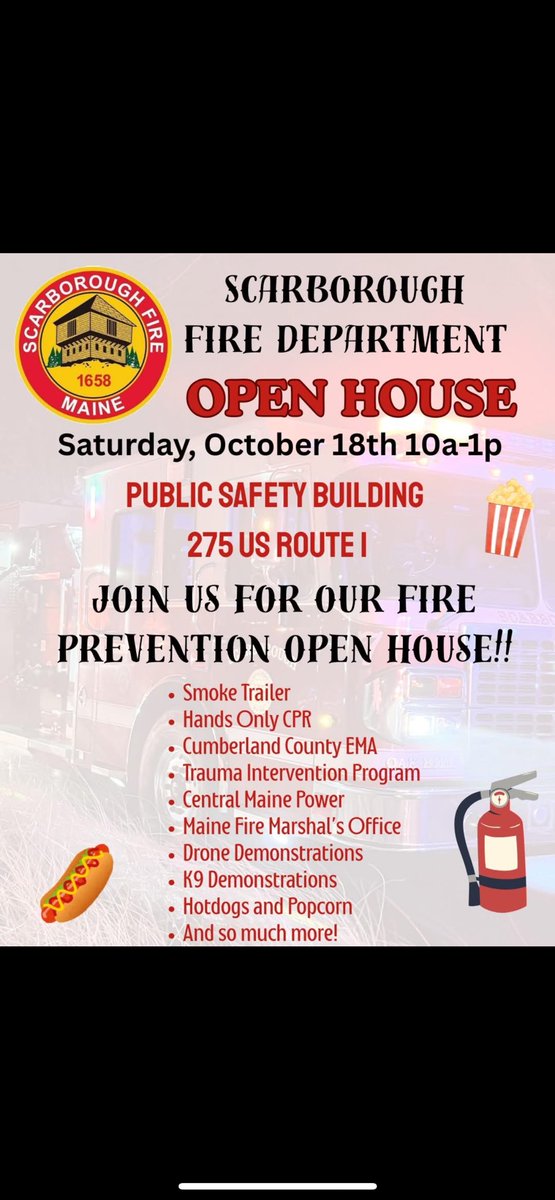 October is Fire Prevention Month!
Fire Prevention Month isn't only for school-aged children. It's a great time for every household to conduct a home fire safety inspection and test your smoke and carbon monoxide detectors. To celebrate, we're hosting a Fire Prevention Open House