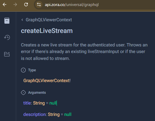 thelaziestcoder's tweet image. @zora live streams are closer than u think