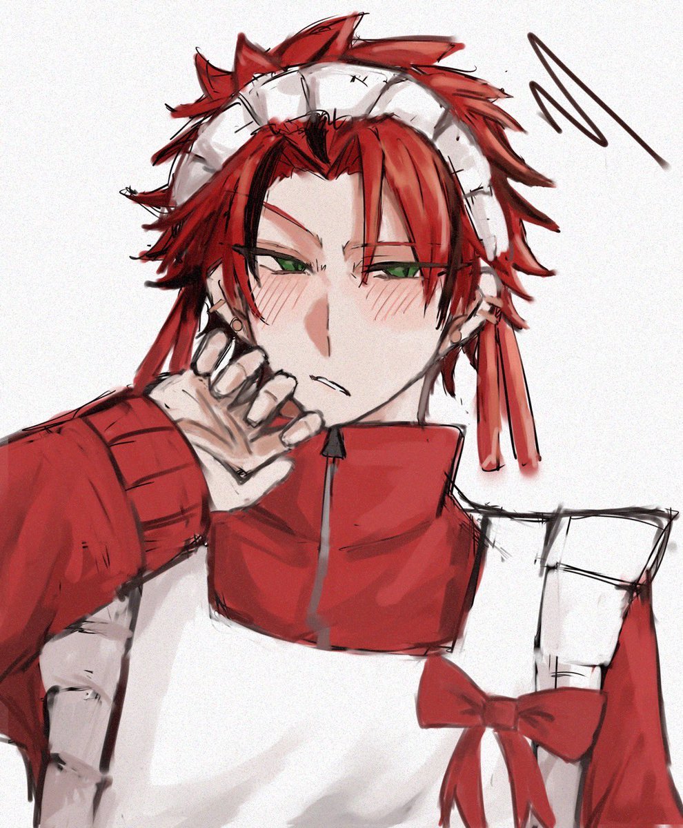 ジャージメイドを描いてみたかった🙄