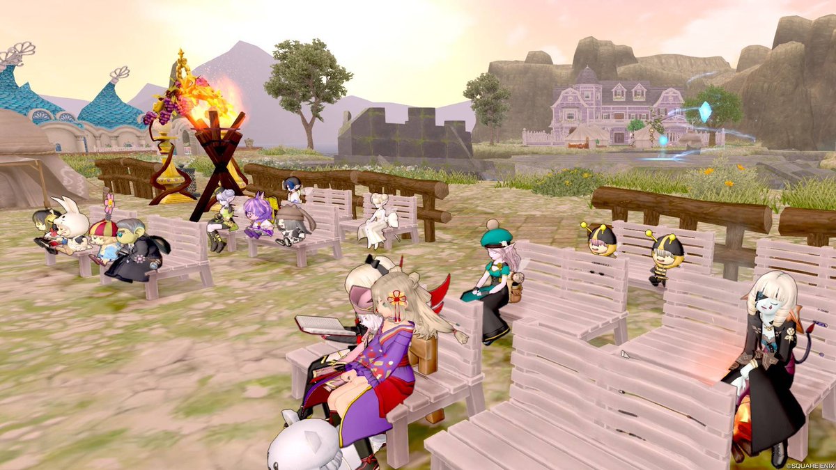 shiopo_DQX's tweet photo. 昨日は #むんゆに のにゅん会でした！

新人さんが前回から結構増え自己紹介聞けたり合同イベの詳細知れたりで面白かった〜🎶

二次会ではトリ、昏冥庫、ナスガルドに行ってきました！(写真撮り忘れ😇)月初めはやる事沢山ですね💪 https://t.co/EXCfUPLGCz