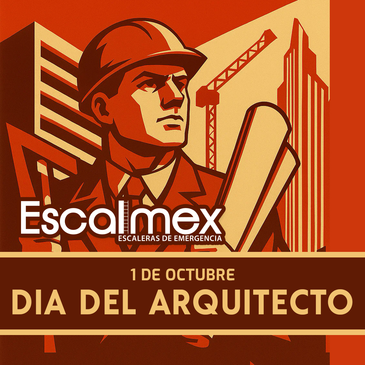 Escalmex's tweet photo. En el Día del Arquitecto celebramos a quienes diseñan espacios seguros. 
https://t.co/8Z2t0AulZG
#diadelarquitecto #diadelarqui #Arquitectura #arquitecturamoderna #EscalerasdeEmergencia #escalerasmodernas #EdificiosAltos #edificiocomercial https://t.co/uobMUq7nU8