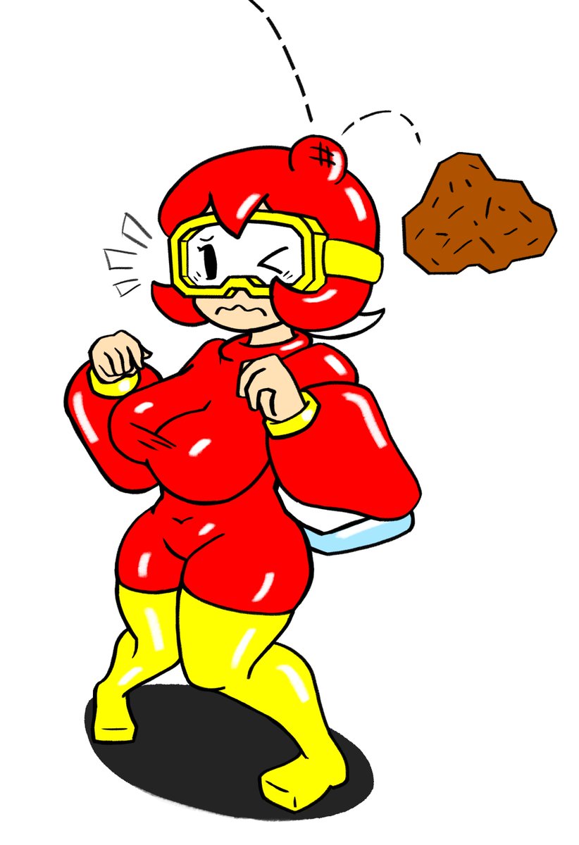 Flat colours commission of ma POOKA GAL YEAAA