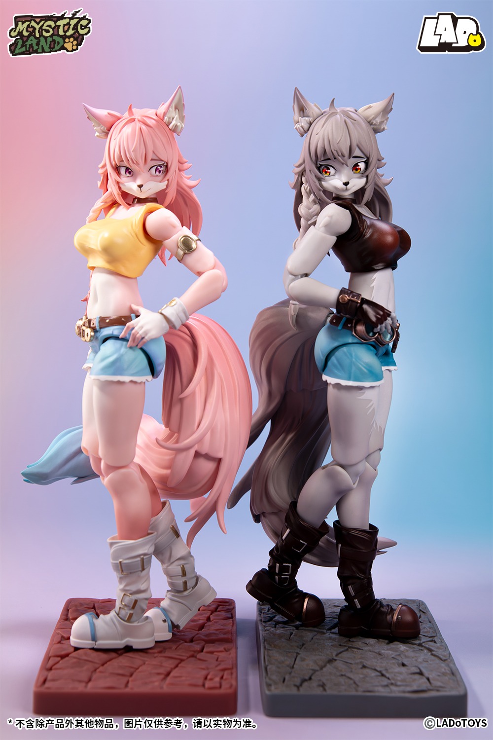 Liya ケモノ フィギュア セクシーなケモノ美少女の可動フィギュア「Liya 整備士Ver.」が