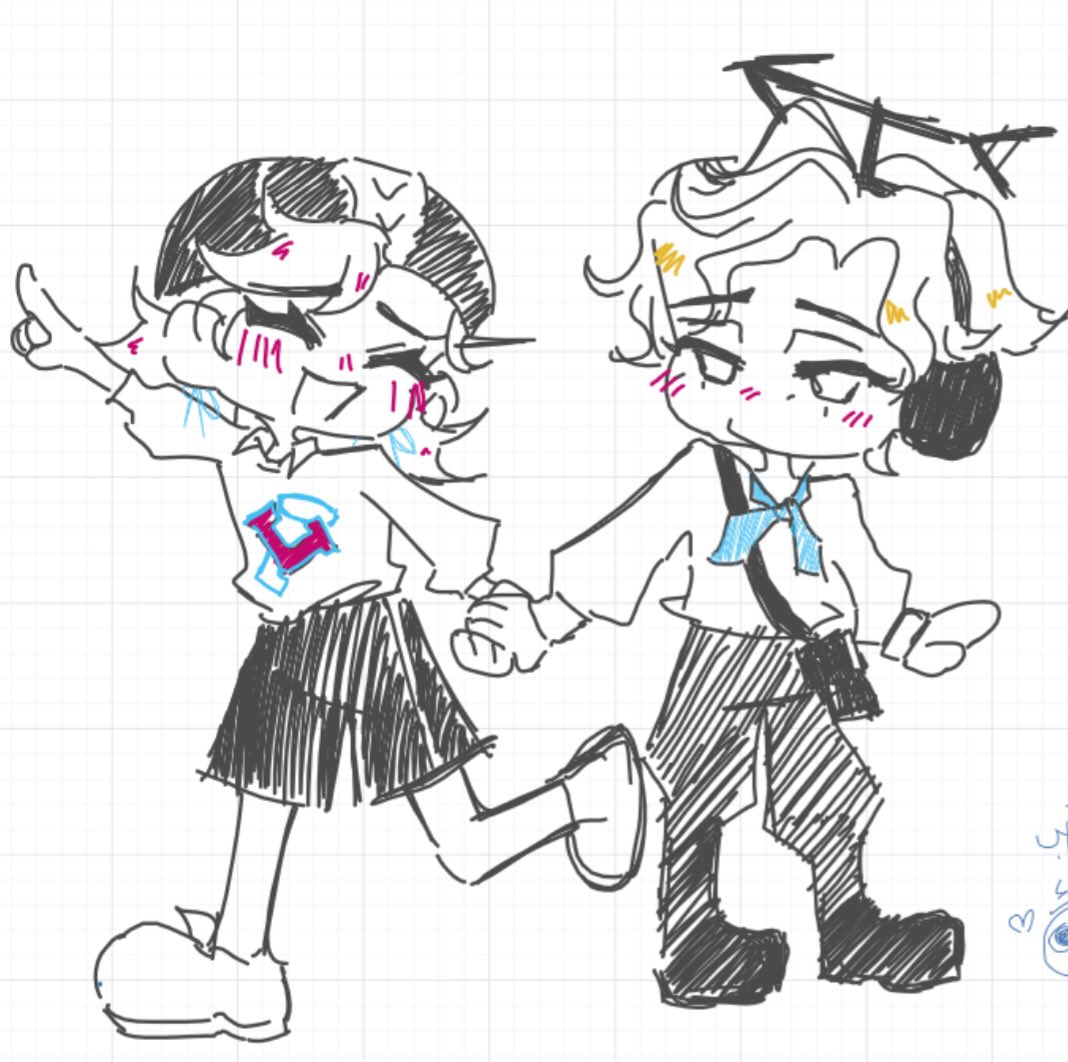zizittii's tweet image. Old art I didn’t post here, my pookies #idvtwt