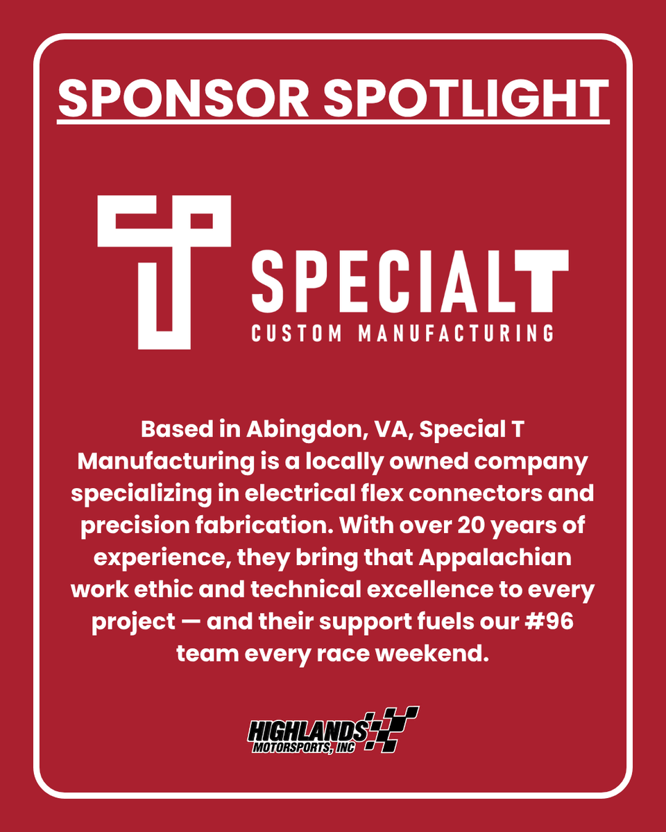 Highlands96's tweet photo. This week's sponsor spotlight: our friends over at Special T Manufacturing! Thanks for your support!

#RideWithHighlands https://t.co/tqlPew6M66