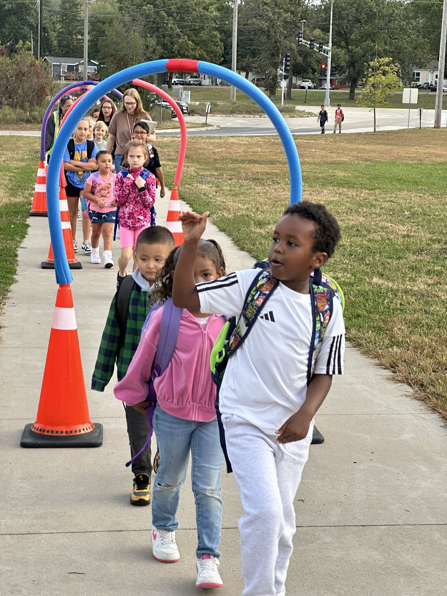 Yesterday we cut the ribbon on our new Mighty Oakes Early Learning Center and today I got to celebrate students who walk and bike to school at Pinewood Elementary. Both events were signs of a community that is investing and invested in its youngest learners and future citizens.