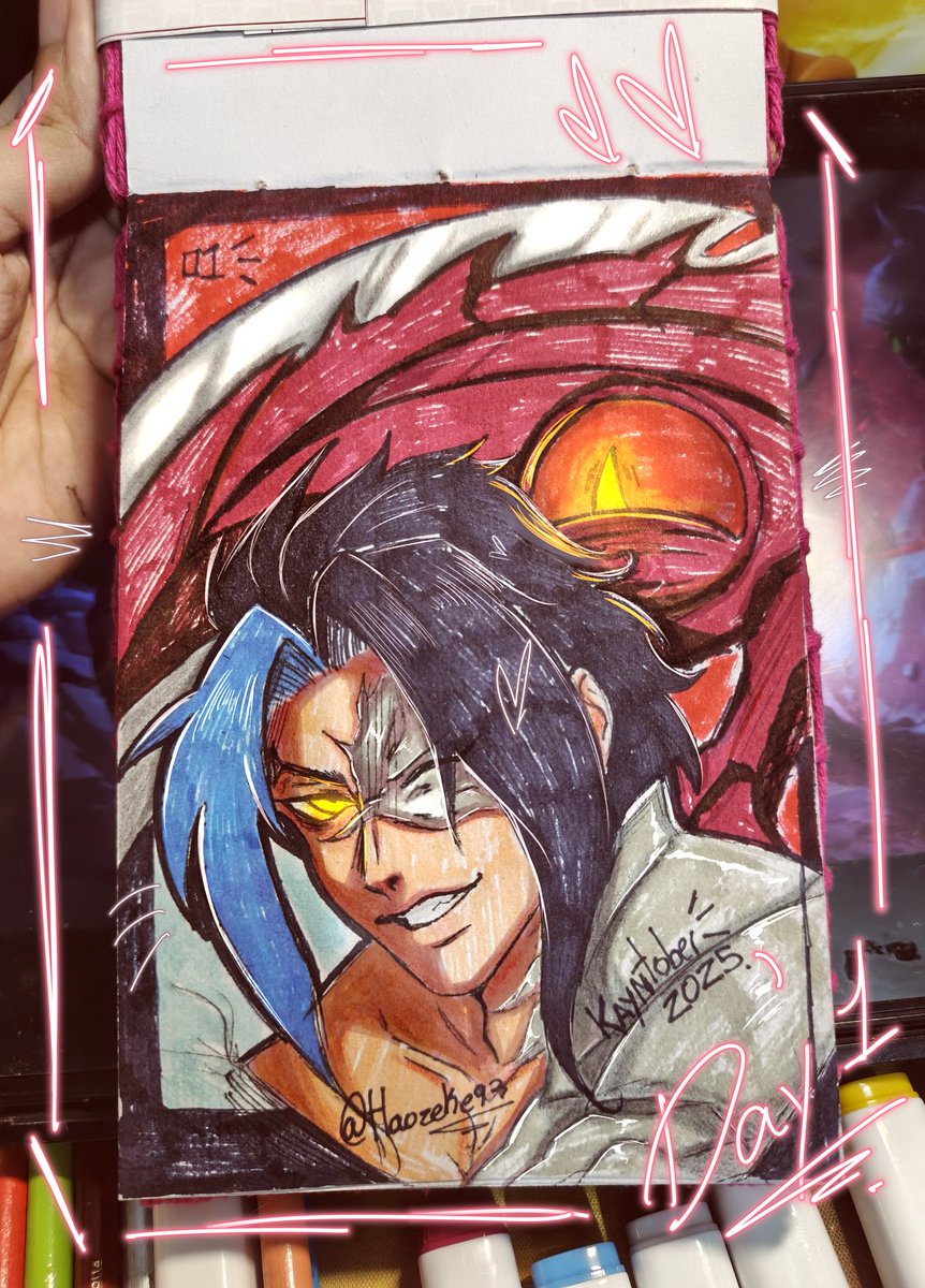 Day 1 😈❤️.
.
.
.
#kayntober2025 
#kayn 
#rhaast