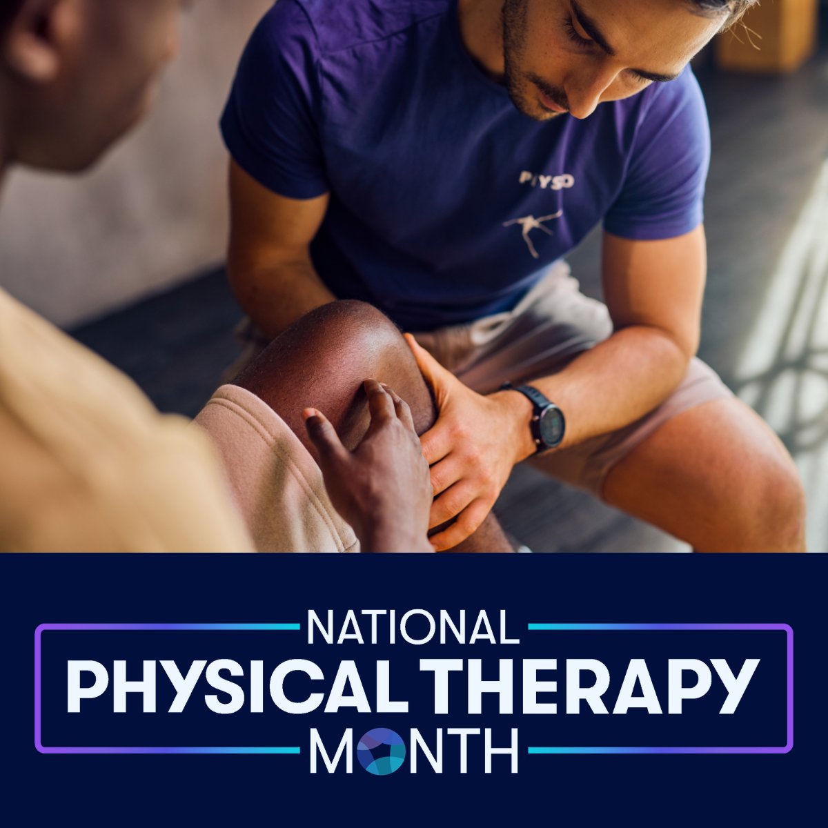 PTPNInc's tweet image. October is Physical Therapy Month!
We’re proud to celebrate the incredible PTs who help people move better, feel stronger, and live healthier every day. 💪
Thank you for your dedication, compassion, and expertise.
#PTMonth #ThankYouPTs #PhysicalTherapy #PTPN