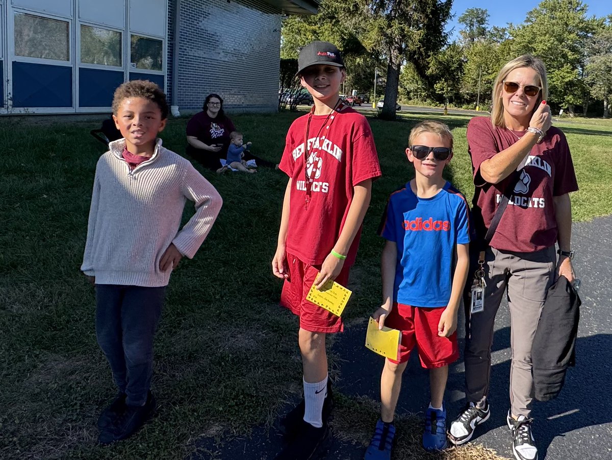What a nice day for our first walking club! <a href="/benfranklin_ncs/">Ben Franklin</a>