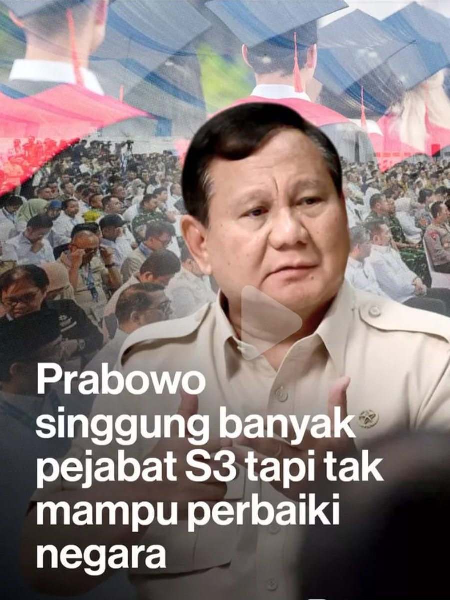 Malah yg tdk lulus SMA dikasih jabatan 🤦‍♂️