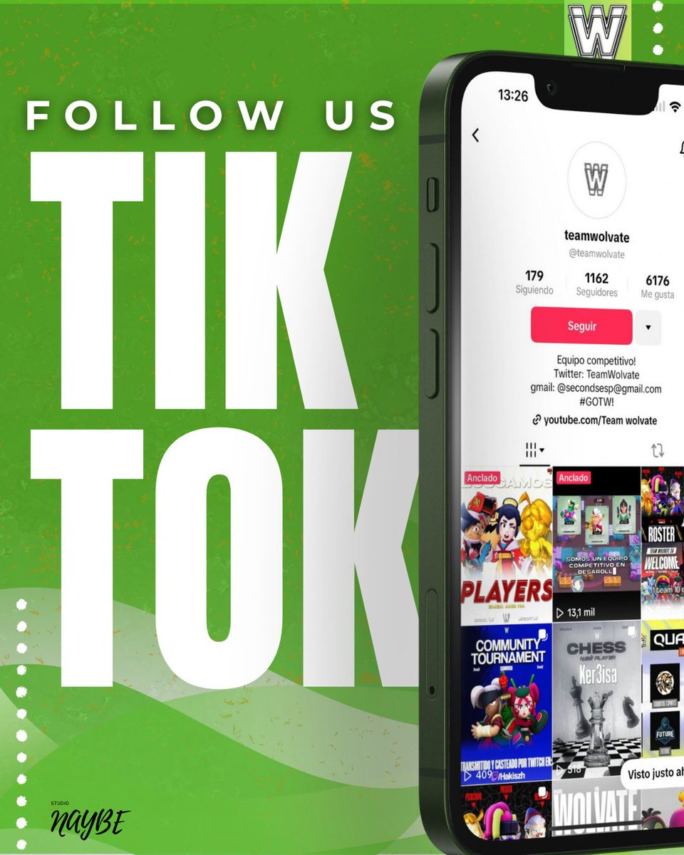 Únete a la comunidad de Team Wolvate en Discord!
🎮 Torneos, charlas, amigos y mucho gaming.
👾 ¡Sé parte del equipo y no te pierdas nada! 🤍

👉 Discord: discord.gg/HskHfXHDTx
👉 Síguenos en TikTok para contenido exclusivo: tiktok.com/@teamwolvate?_…