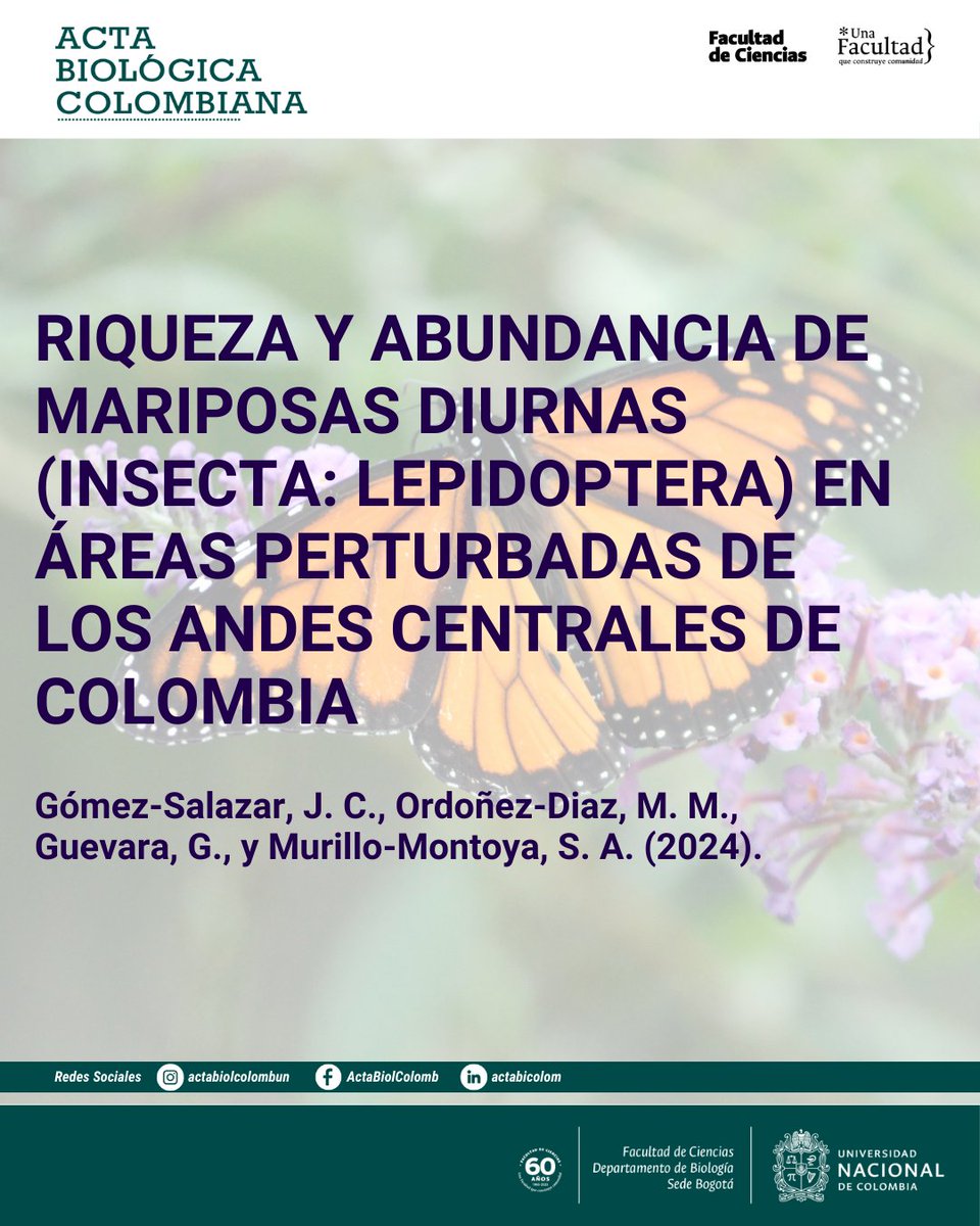 Revista Acta Biológica Colombiana UN tweet media