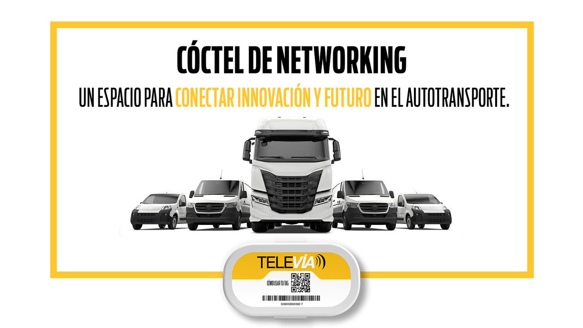 🚛💡 ¿Tu flotilla paga de más en casetas?

En CANACAR 2025 hablamos de eficiencia y alianzas.
Súmate a la conversación y pon en ruta tu competitividad.

#TeleVía #CANACAR2025 #MovilidadInteligente