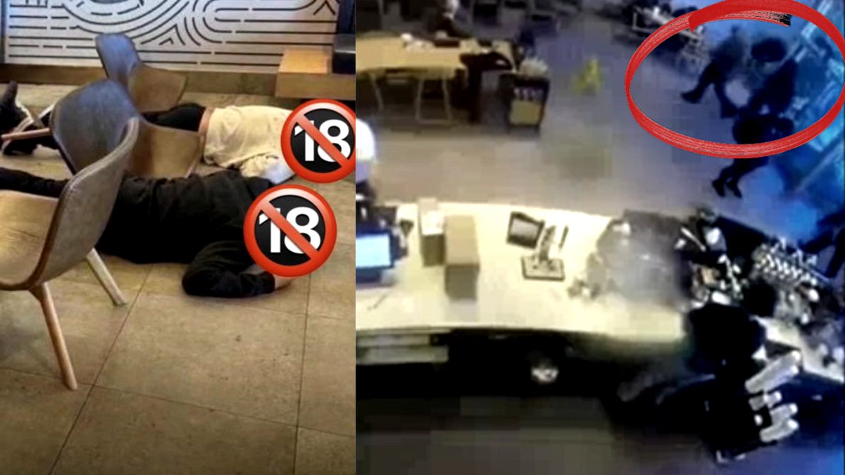 #WATCH: Two men walked into a Starbucks in Laval this morning with a submachine gun and opened fire on organized crime figure "Bobby the Greek" and two of his gang members who were sitting with him