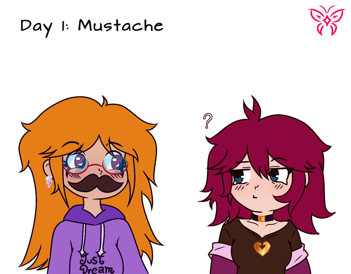 Fer_ikari82's tweet photo. “Mur thought a fake mustache would make her look serious… Andrea isn’t convinced" (I'm going to be participating in this year's Inktober :3)

#inktober2025 #Inktober #OC #originalcharacter https://t.co/qKckXv6XNW