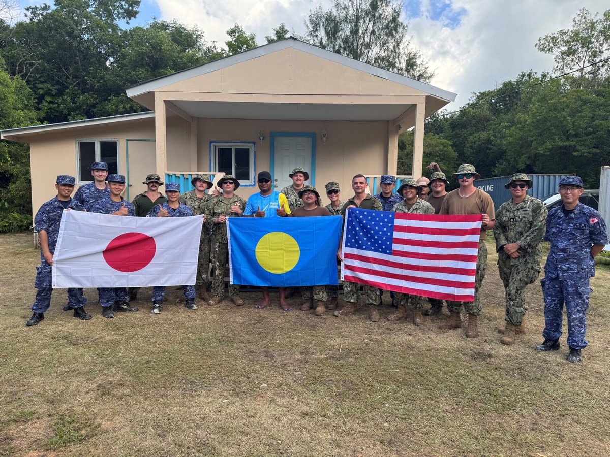JapanJointStaff's tweet photo. #JSDF are participating in #PacificPartnership2025, hosted by the U.S. in the Republic of Palau.
#PP25 https://t.co/deUfvz1BoB