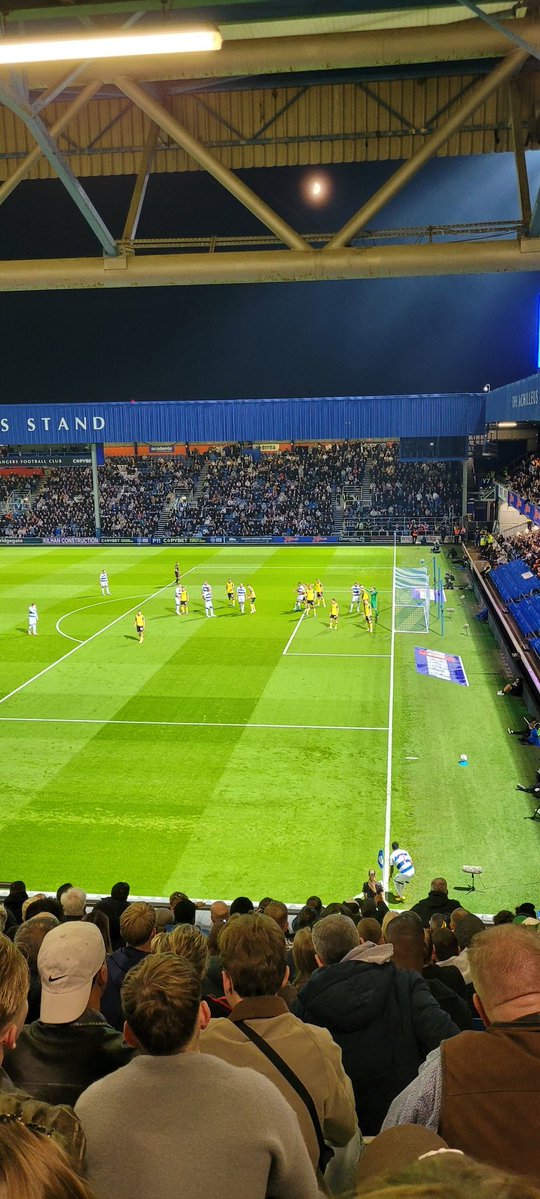 Today I went to the QPR vs Oxford United. Struggling Oxford United side managed to get a drawn and clean sheet against QPR.
But highlight of the game were Oxford's fans, continuously singing for 90 minutes, getting behind players and creating a atmosphere.