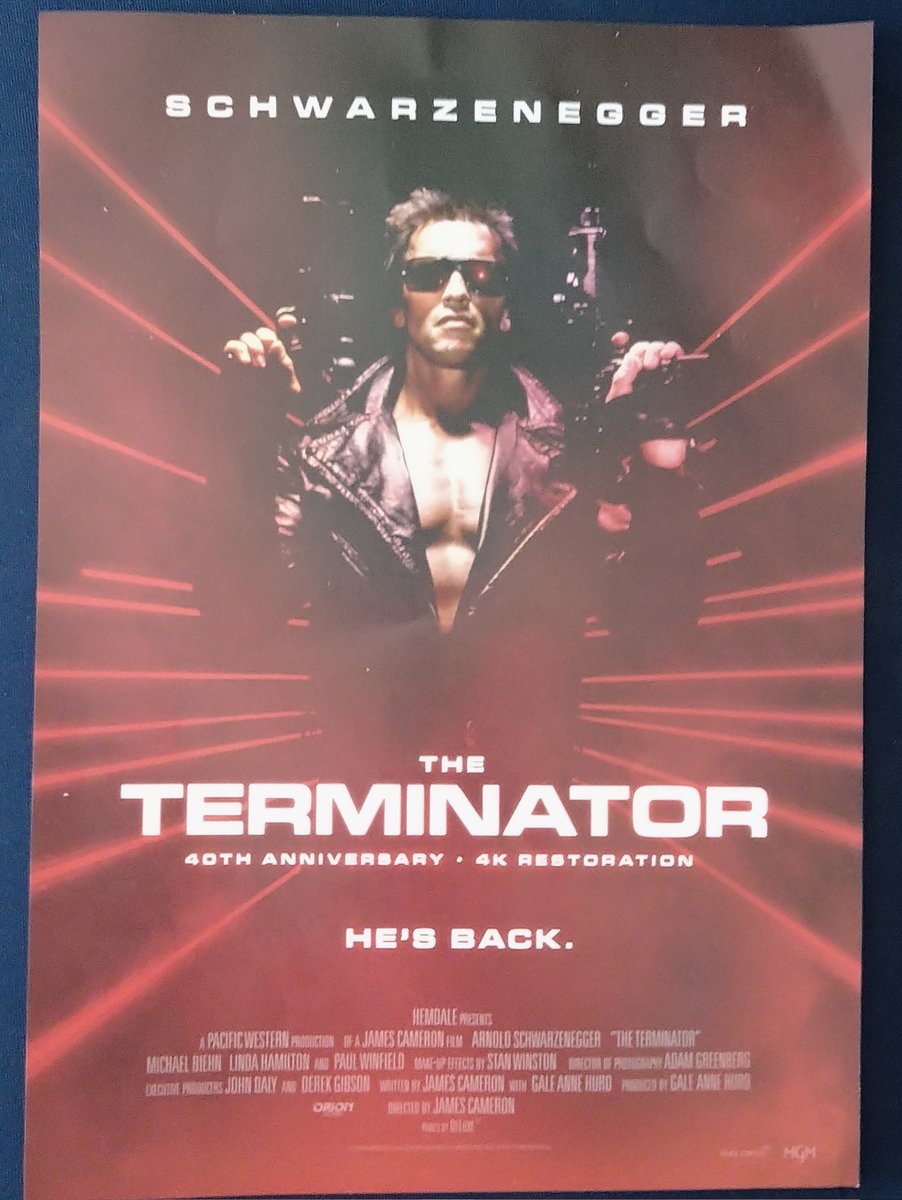 ターミネーター4K レストア版観てきた。
爆音上映だったからかショットガンの銃声での振動が座席まで伝わってきたのが印象的。