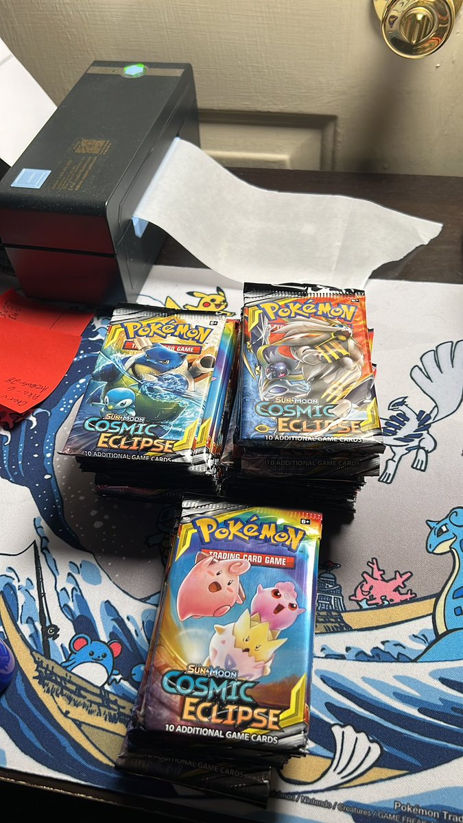 Cosmic eclipse packs- $75 each plus shipping 🫡🙌

PayPal only 

Retweets appreciated 🙏🏻
