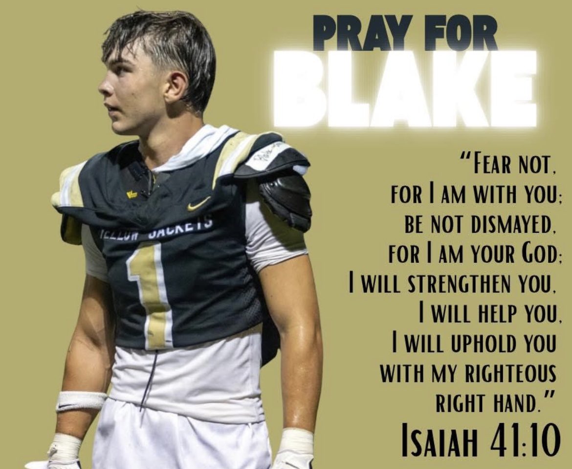 Please continue to pray for this fine young man, Blake Bennett.