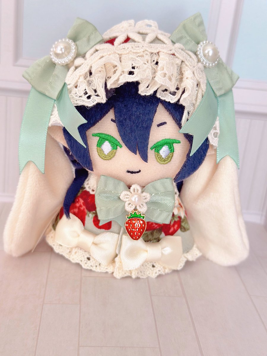 ちーライブ衣装風ぬい服 チルぬい衣装✨ SnowMan『Hot Flow』衣装のめめ🖤さっくん