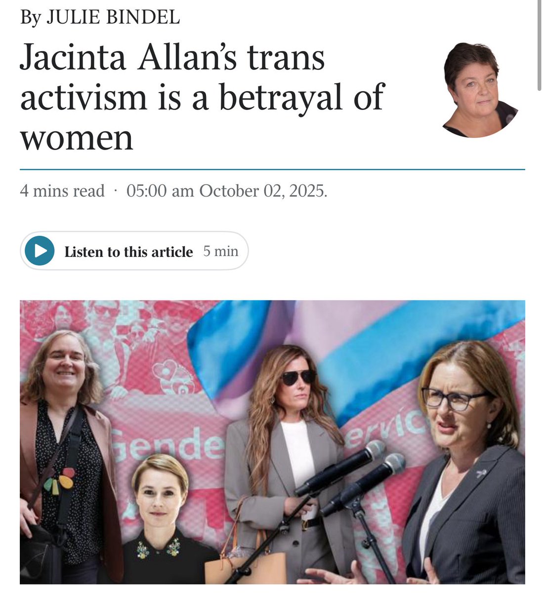 “The case involving Australian businesswoman Sall Grover, Tickle v Giggle, is a stain on Australia... It exemplifies, better than any other case I can think of, the deep-rooted misogyny endemic within Australian culture.”

Thank you <a href="/bindelj/">Julie Bindel</a> 🩷

Link 👇