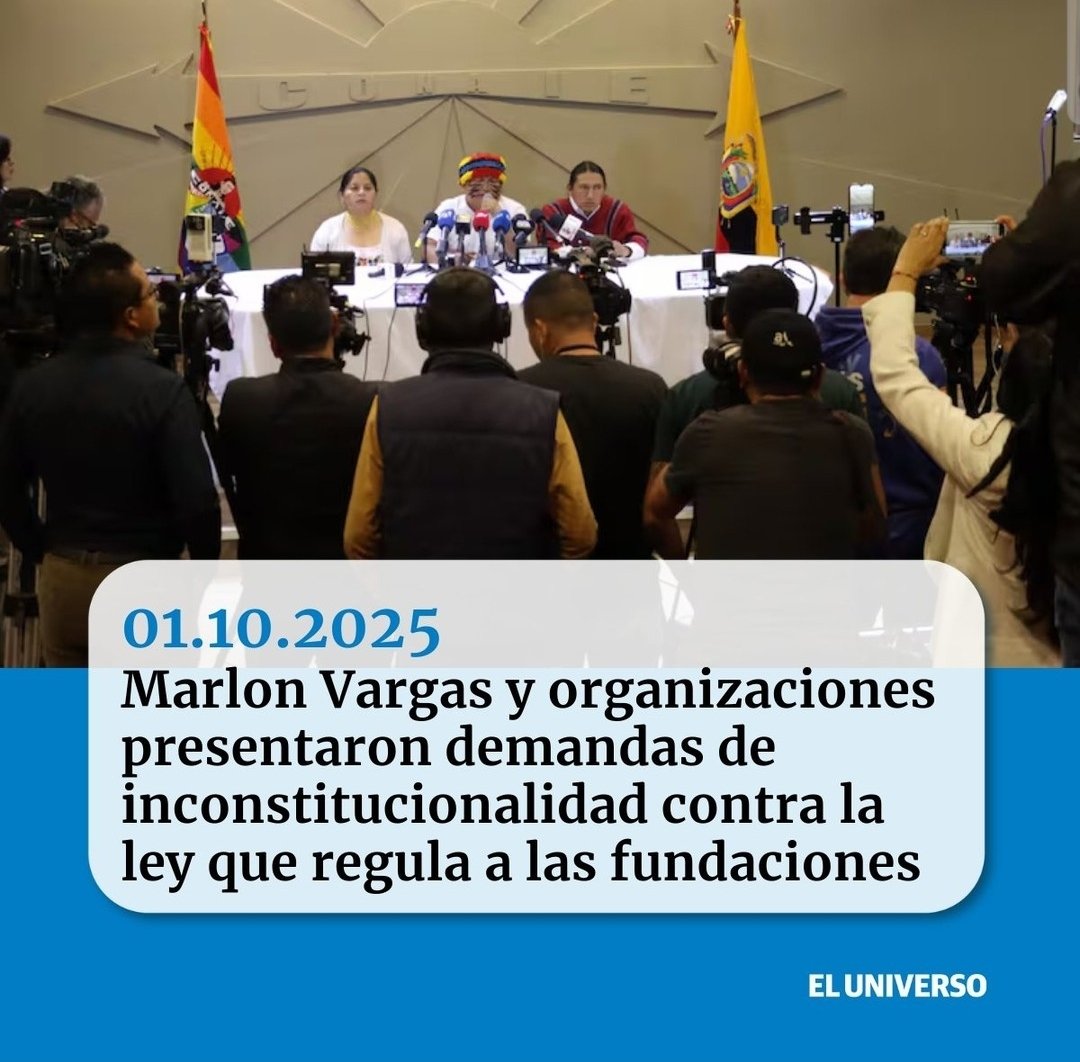 Vargas defiende las fundaciones que financian el vandalismo? Y van a la <a href="/CorteConstEcu/">Corte Constitucional</a> para que declare urgente este caso cuando hay más de 10.000 casos sin resolver?   Acaso ya todo está acordado para golpear al gobierno? Porque las fichas van encajando!