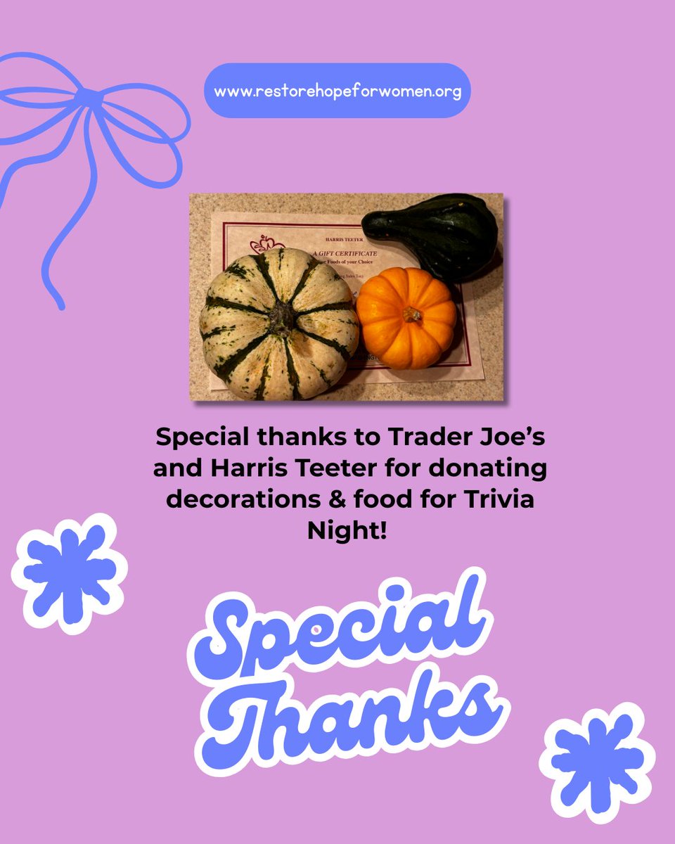 restorehopeinc's tweet photo. We’re so excited for trivia night this Friday! We have so many awesome prizes for winners. Come and show your support and get ready for a fun time! 

Get your tickets now! https://t.co/sFXKf096ao https://t.co/FhbszMXb89