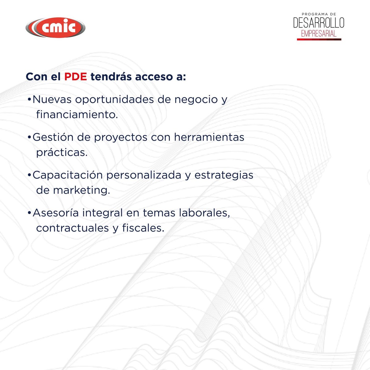 cmiccolima2's tweet photo. El #PDE es tu plataforma para:
✅ Profesionalizarte
✅ Fortalecer habilidades
✅ Impulsar tu competitividad
✅ Abrir nuevas oportunidades 🚀

📅 Iniciamos: 23 de octubre
💡 Sin costo | Exclusivo CMIC

🎯 Ya eres parte de la CMIC, ahora es momento de crecer. https://t.co/2od4A1tp8U